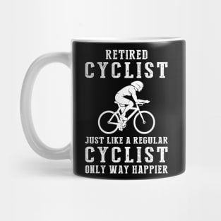 Pedaling into Retirement Bliss - Embrace the Joy of a Happier Cyclist! ‍️ Mug